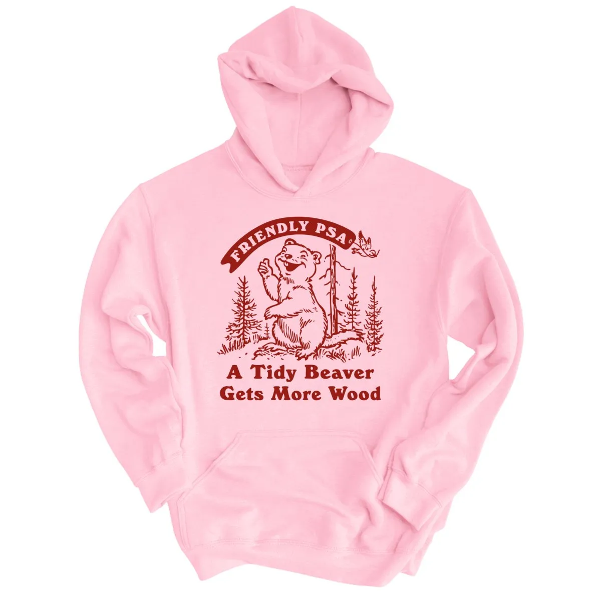 A Tidy Beaver Gets More Wood - Hoodie