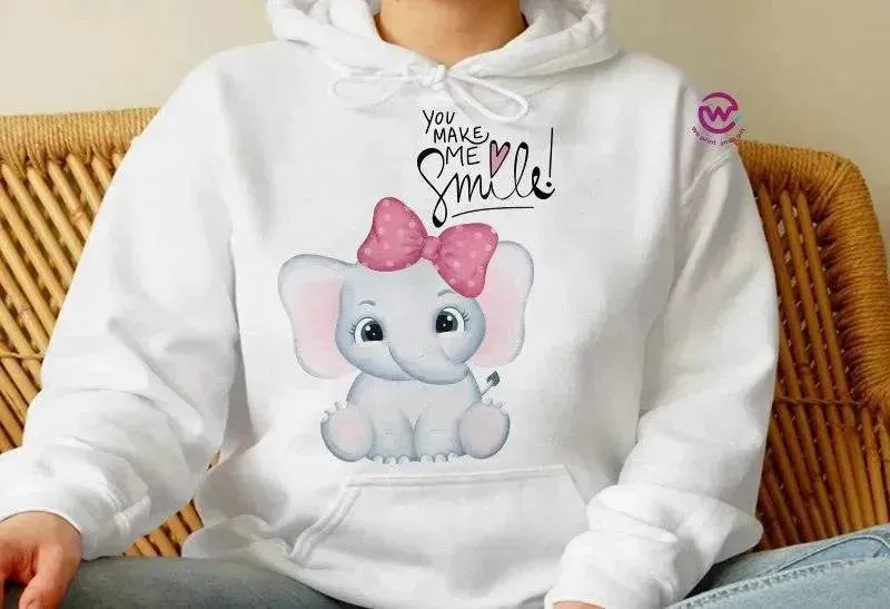 Adult Hoodies - Elephant