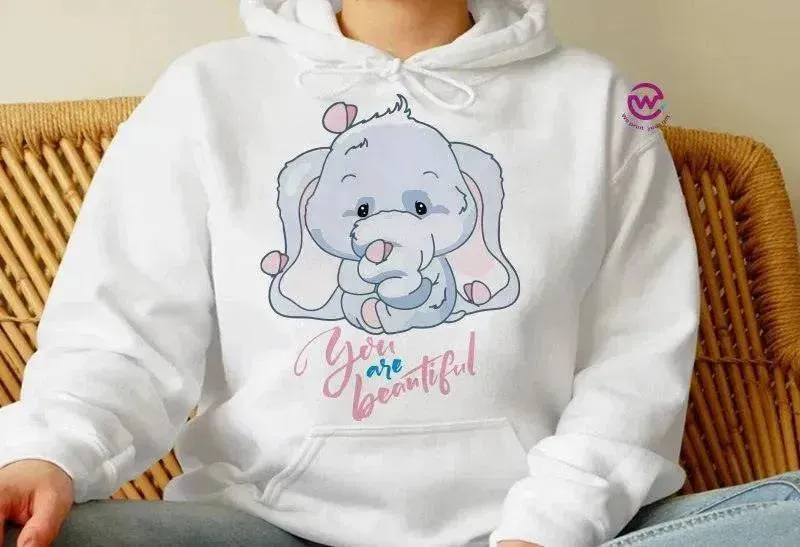 Adult Hoodies - Elephant