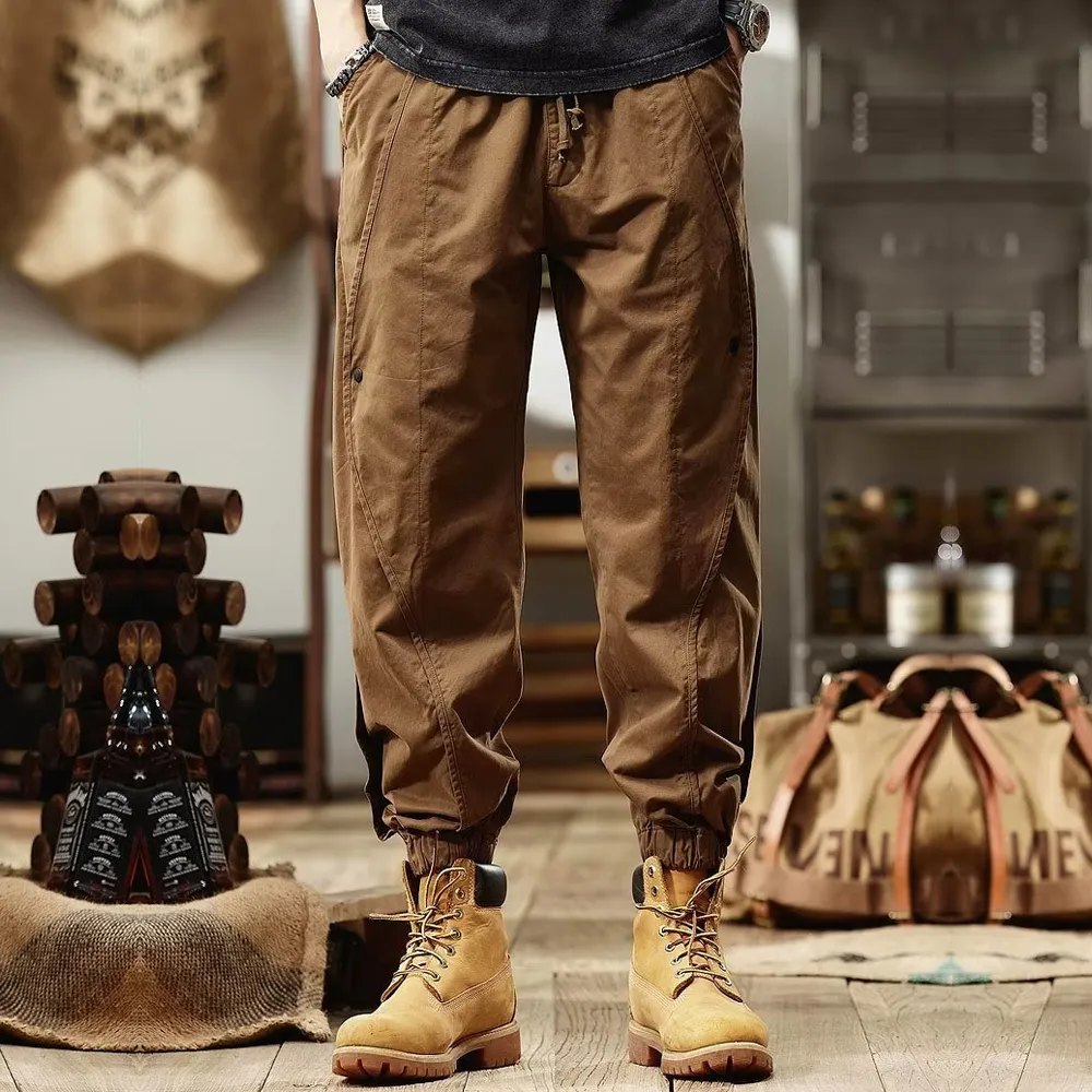 American Retro Logging Workwear Cargo Pants