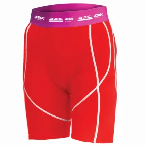 Atak Compression Shorts - Girls - Red