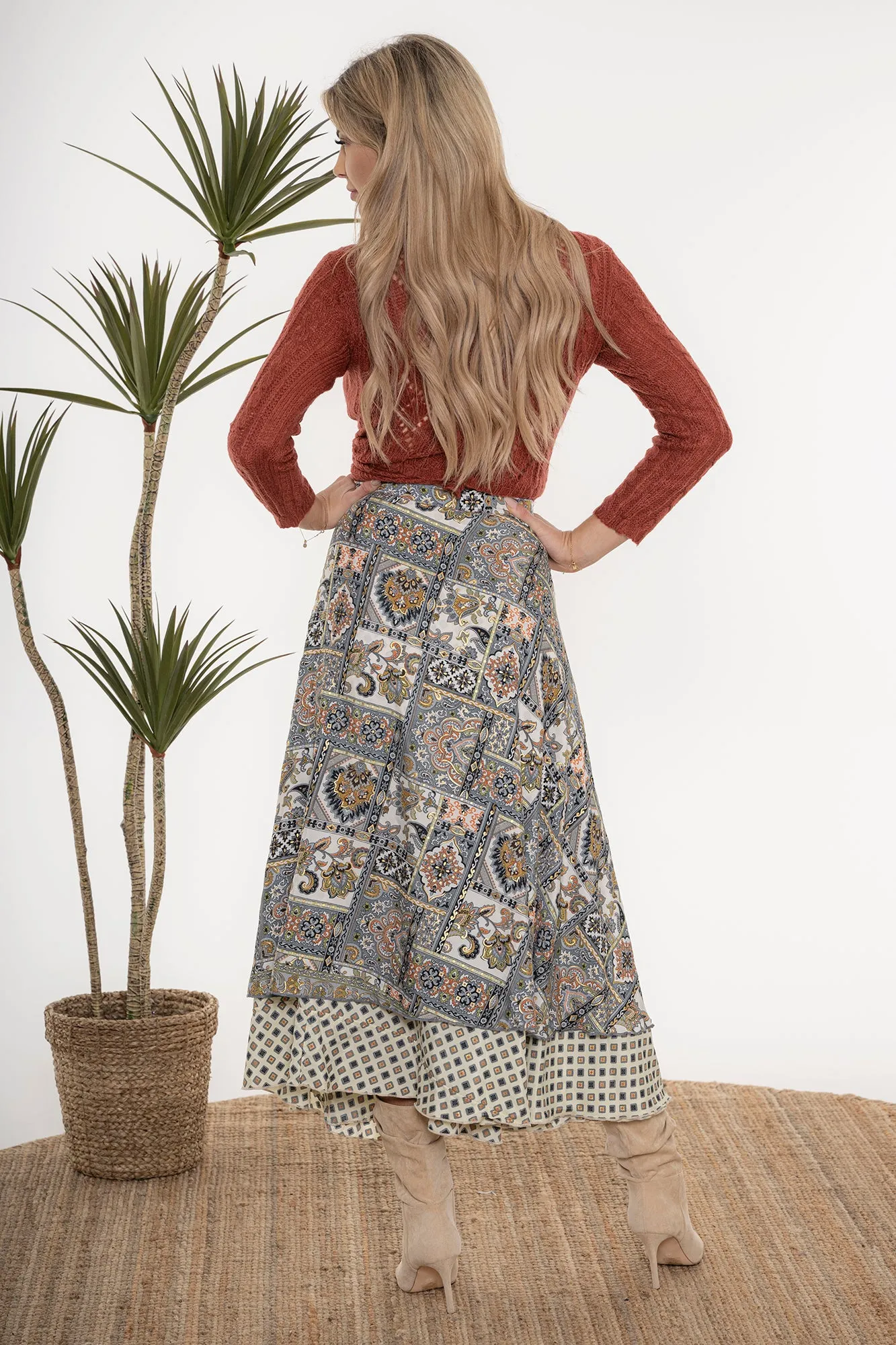 Barika Wrap Skirt