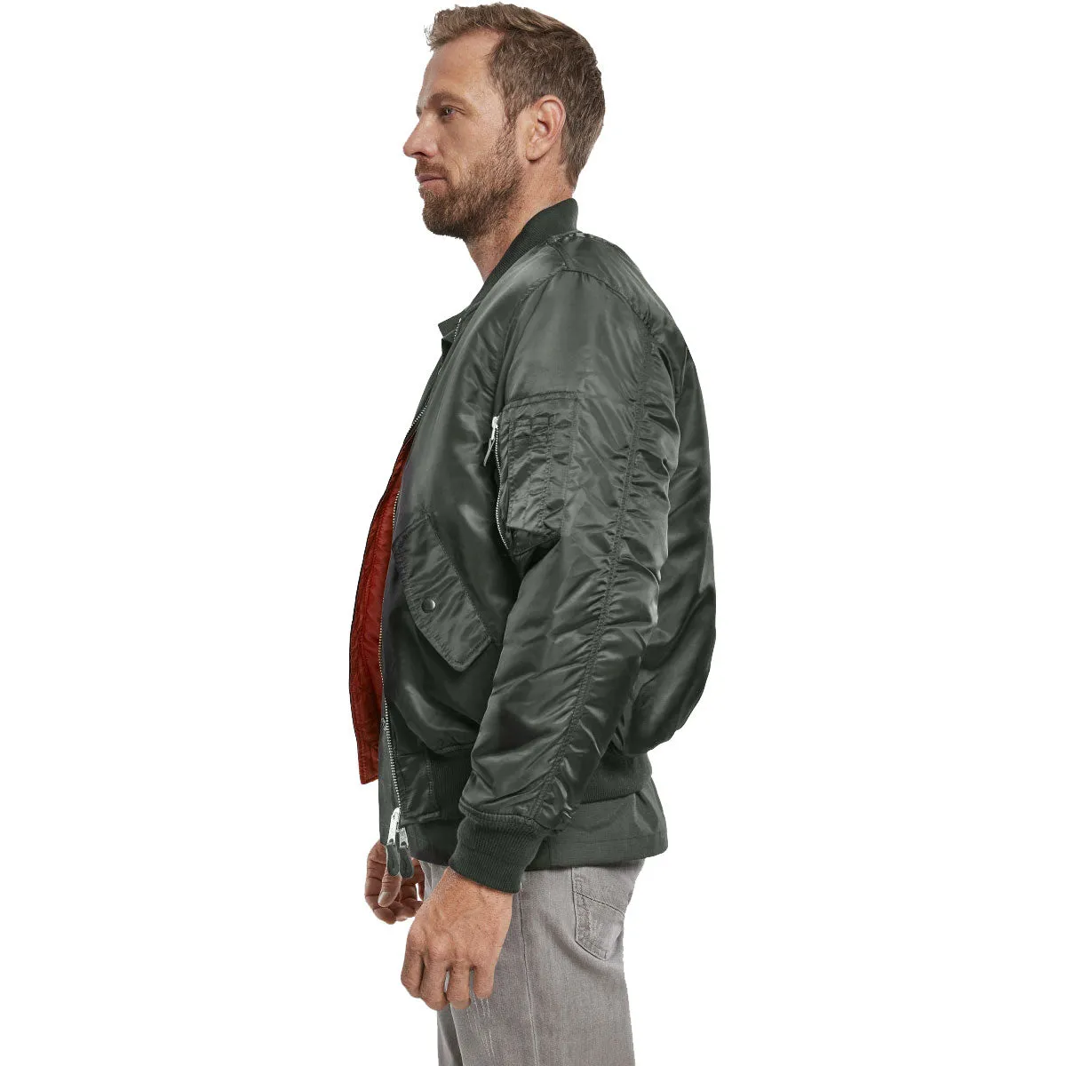 Brandit MA1 Bomber Flight Jacket Anthracite Grey