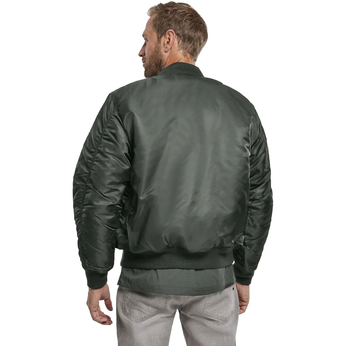 Brandit MA1 Bomber Flight Jacket Anthracite Grey