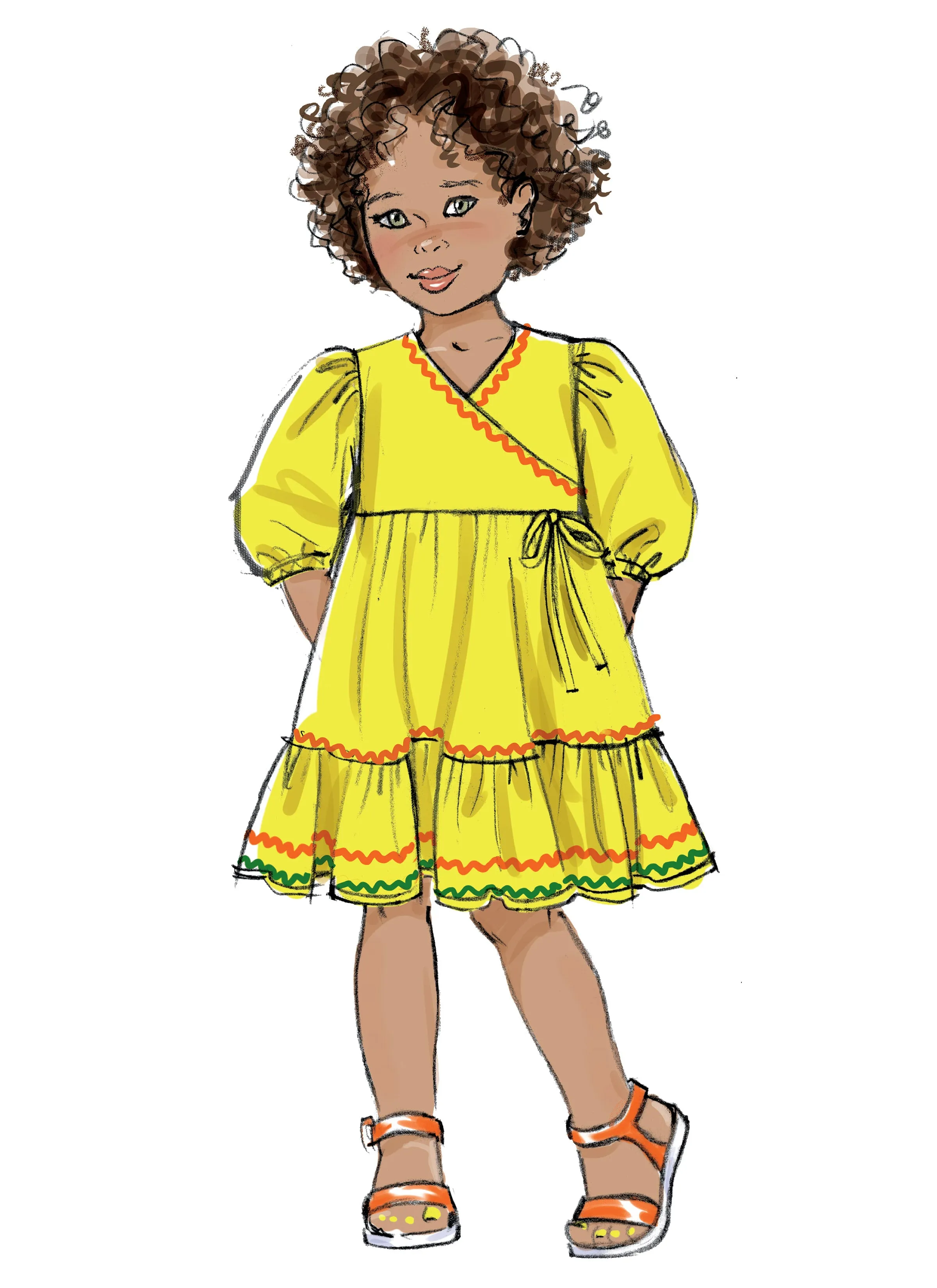 Butterick Pattern B6887 Children's Dress