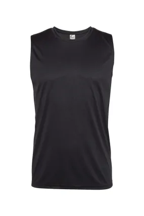 C2 Sport Mens Moisture Wicking Tank Top - Black