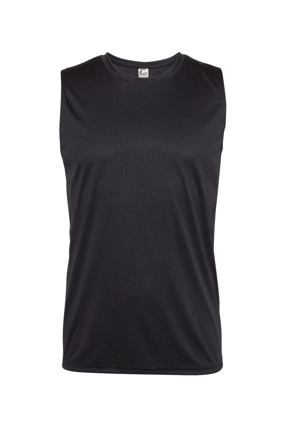 C2 Sport Mens Moisture Wicking Tank Top - Black