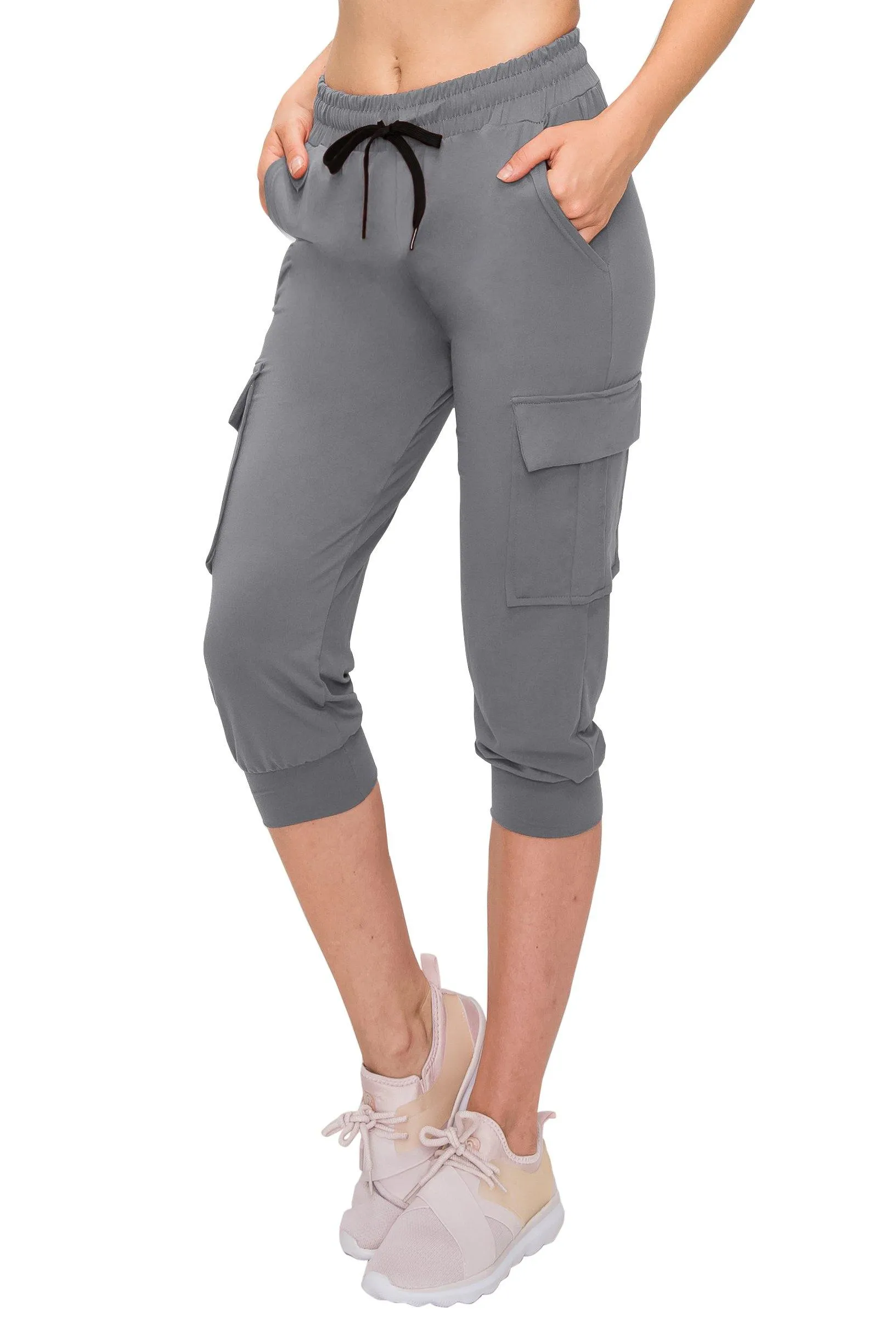 Capri Cargo Jogger Pants