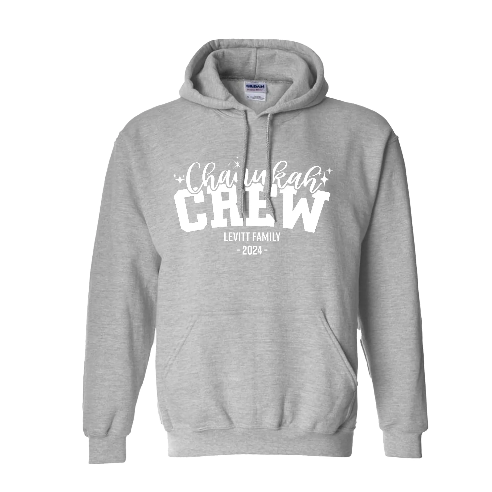 Chanukah Crew - Personalized Hoodie (Unisex)