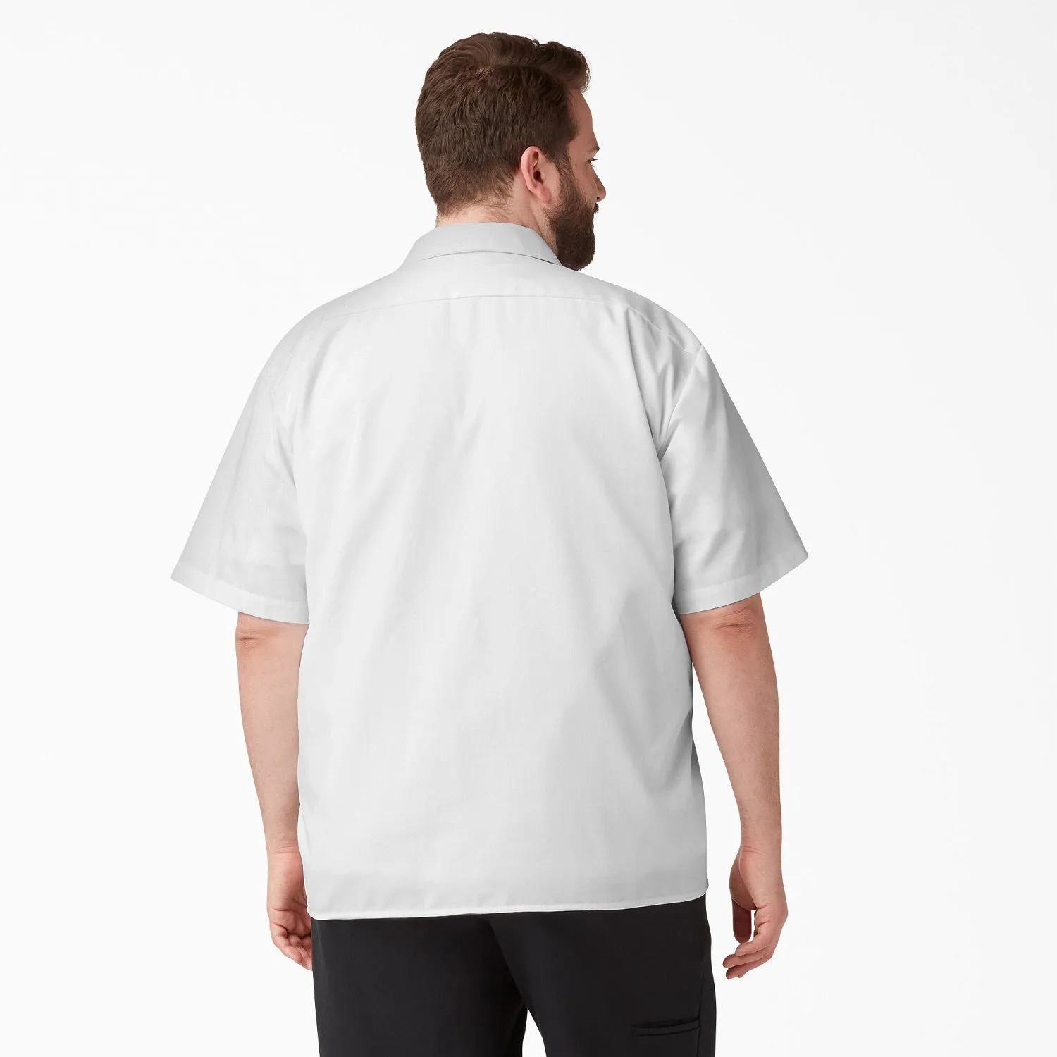 Dickies Men's Short Sleeve Work Shirt_White