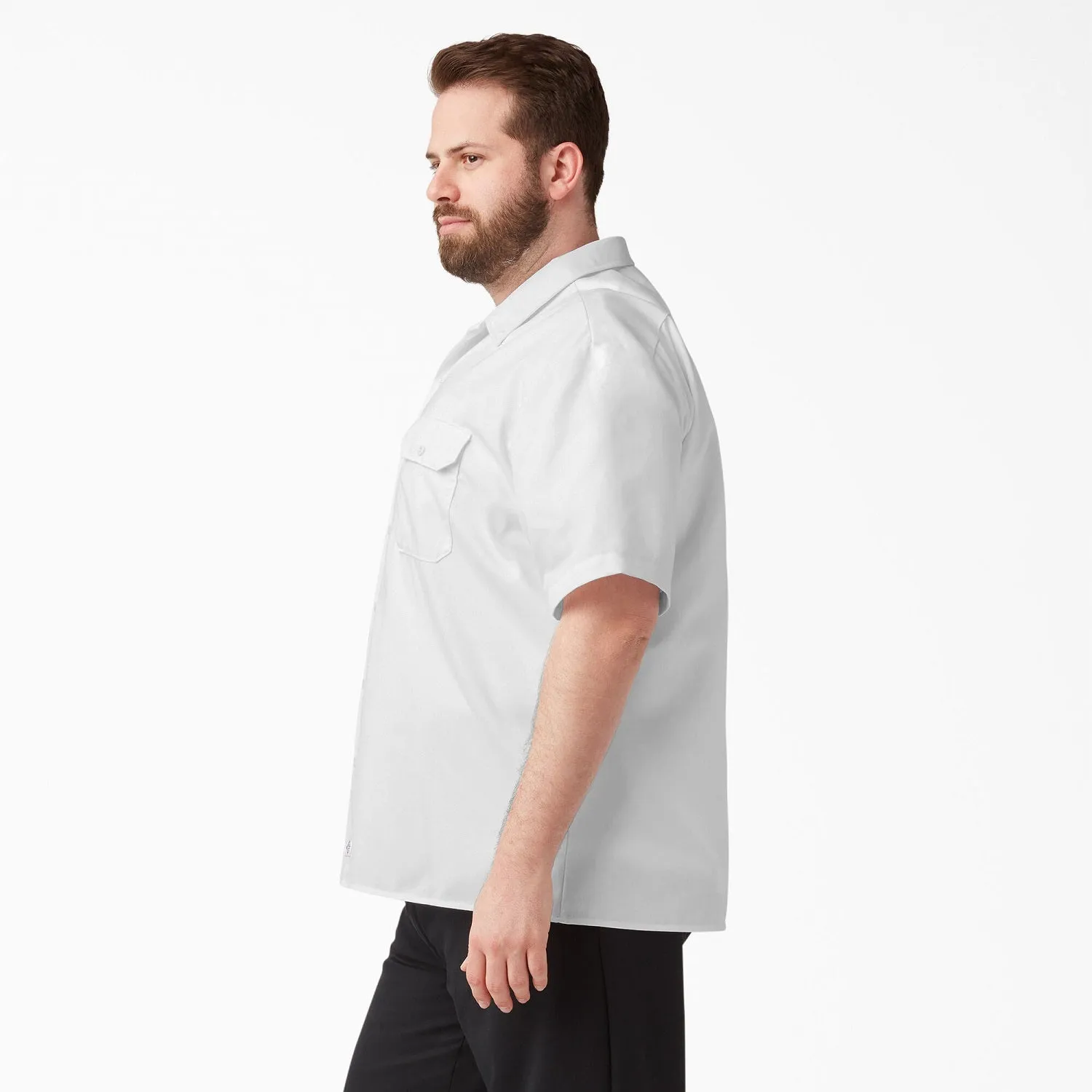 Dickies Men's Short Sleeve Work Shirt_White