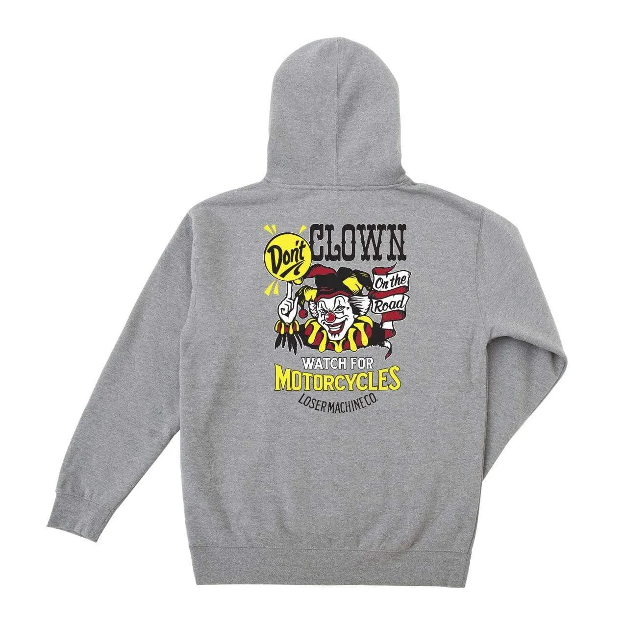 Don T Clown Moisture Wicking Pullover Fleece Heather Grey