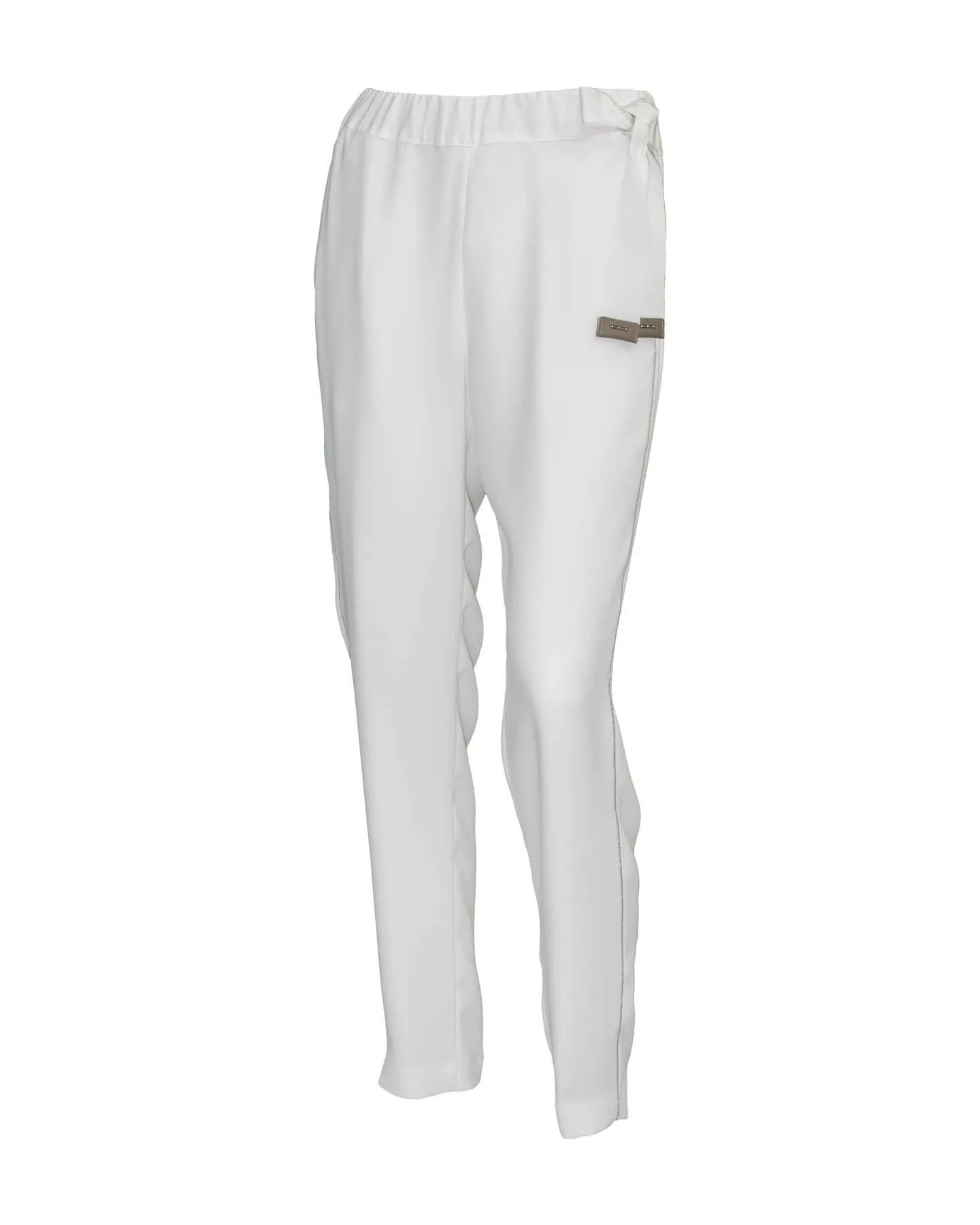 Drawstring Crepe Pants