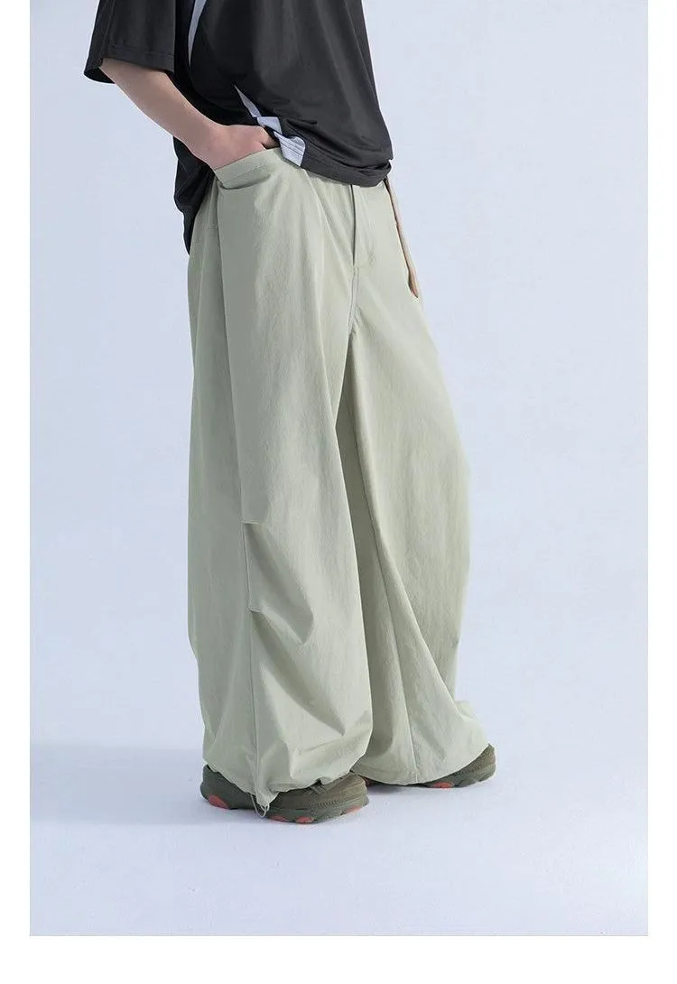 Drawstring Drapey Track Pants