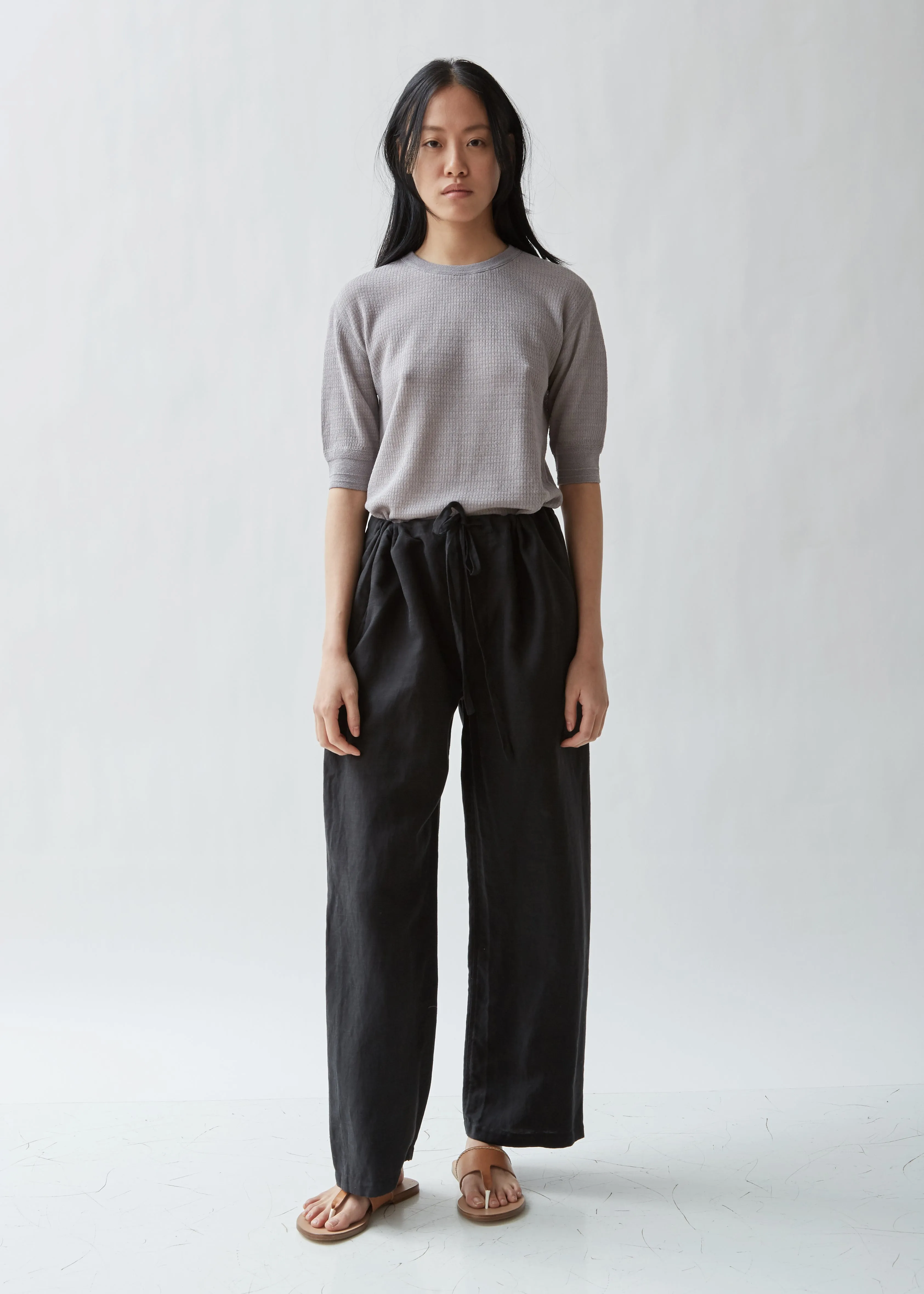 Drawstring Linen Pants