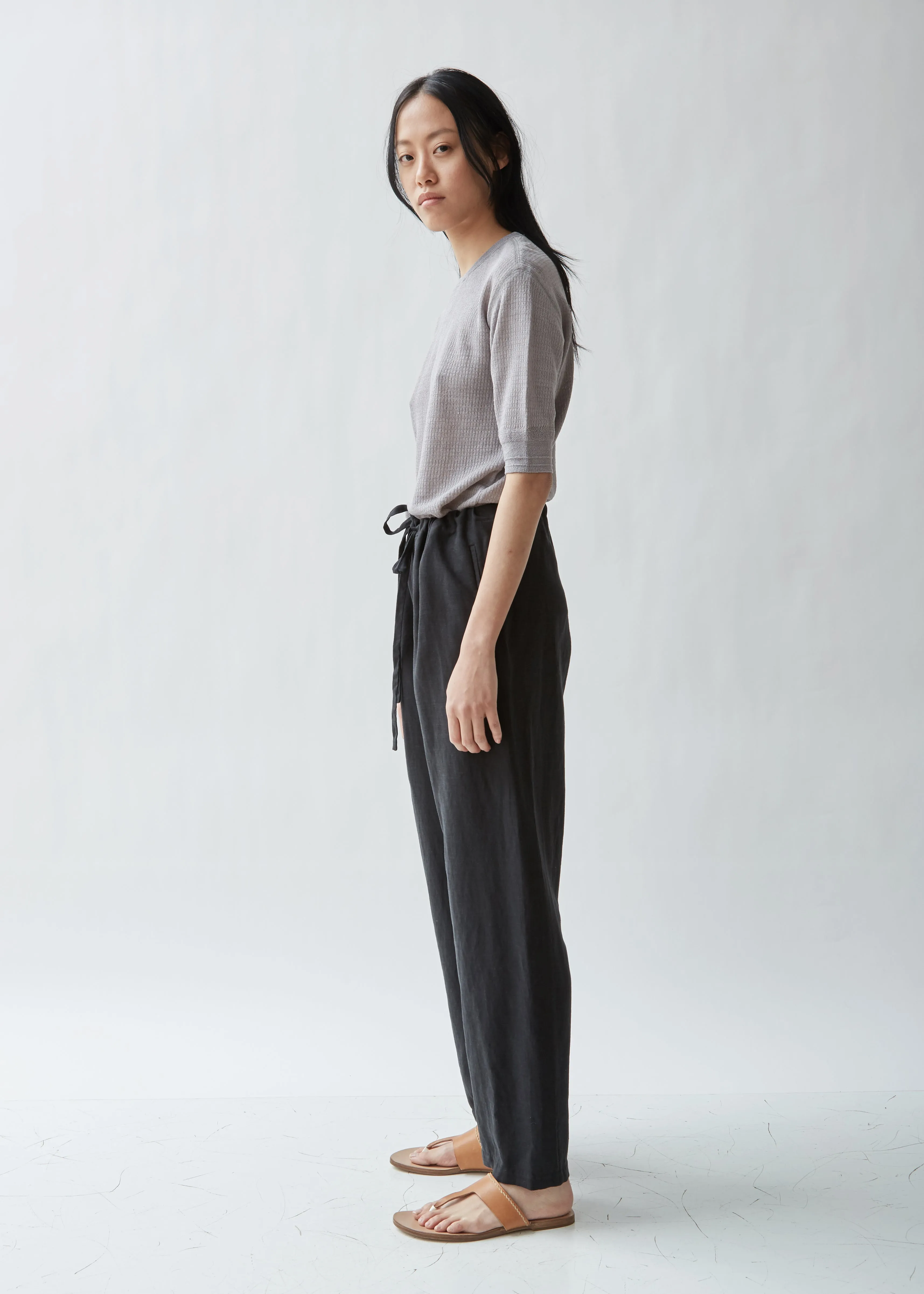 Drawstring Linen Pants