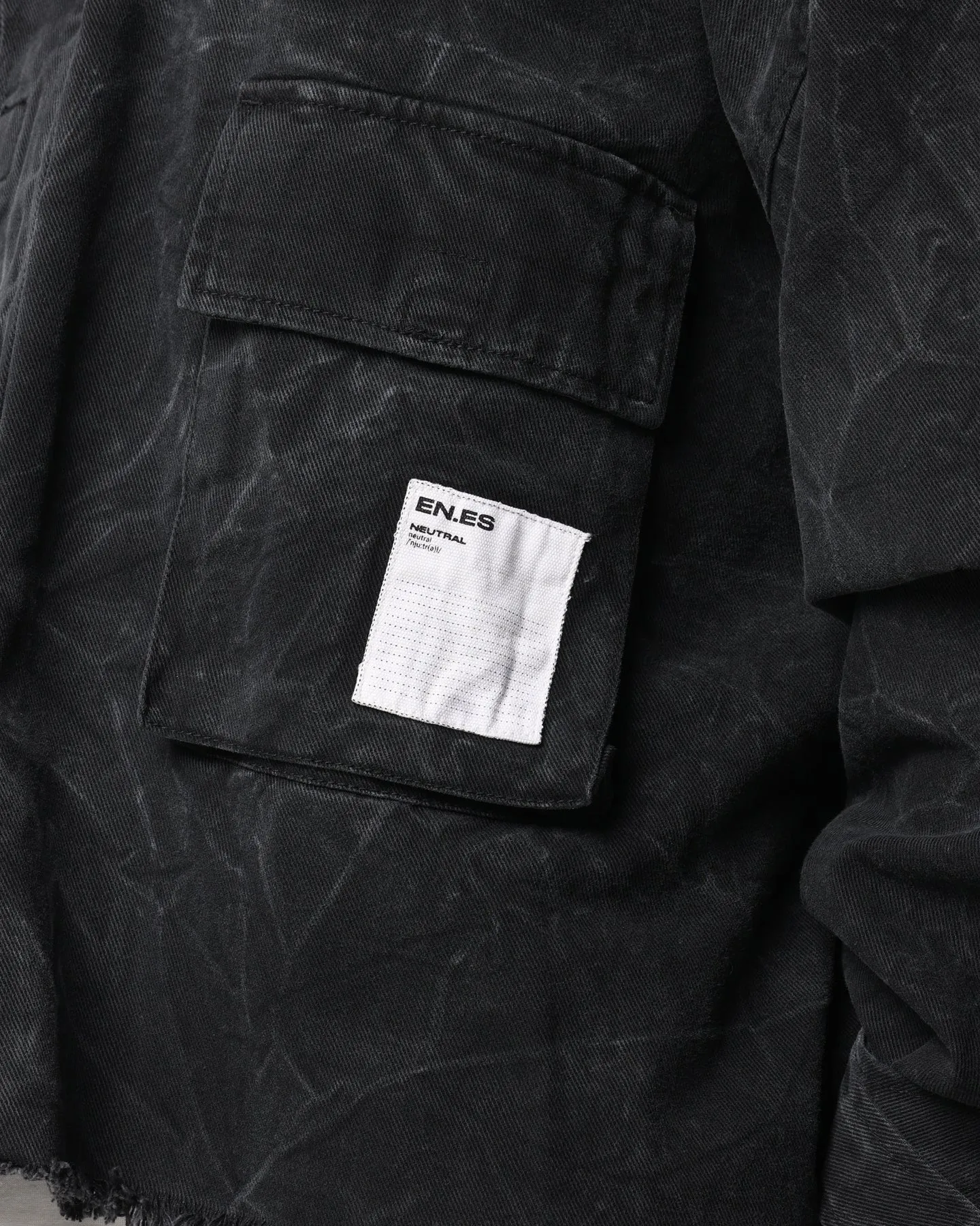 EN ES Division Cargo Jacket Black