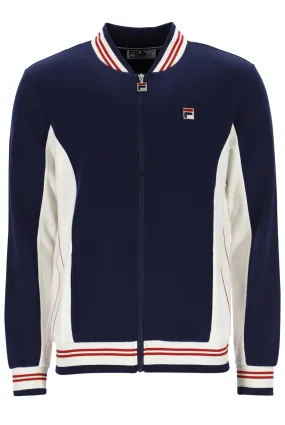 Fila Vintage Men's Settanta 2 Track Top Fila Navy Blue