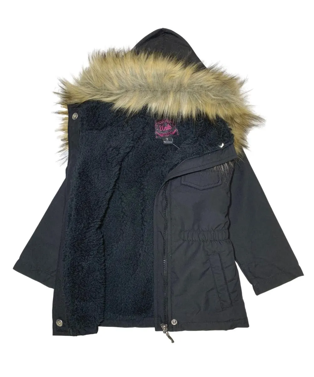 Girl's Sherpa Lined Utility Coat