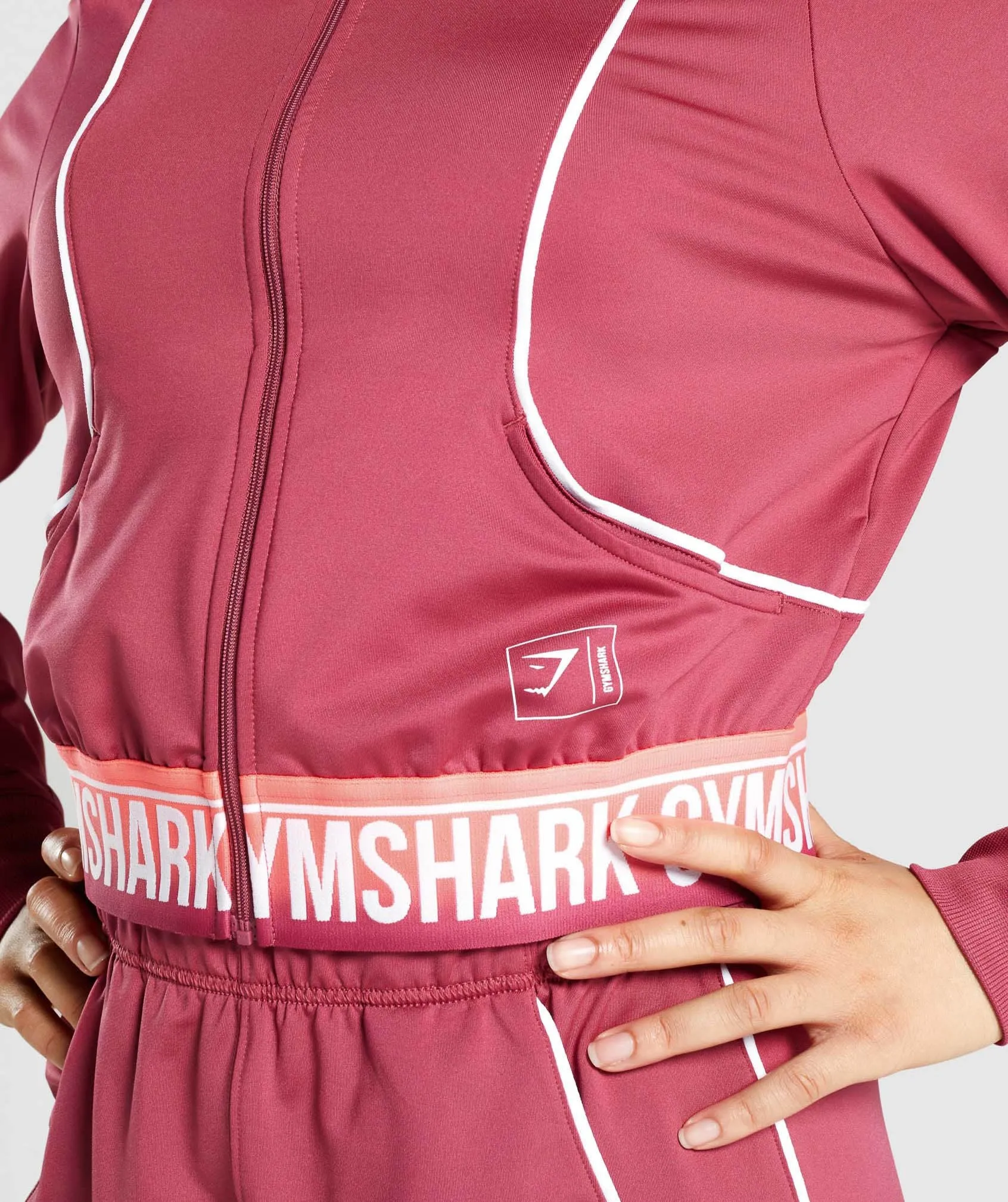 Gymshark Recess Track Top - Pink