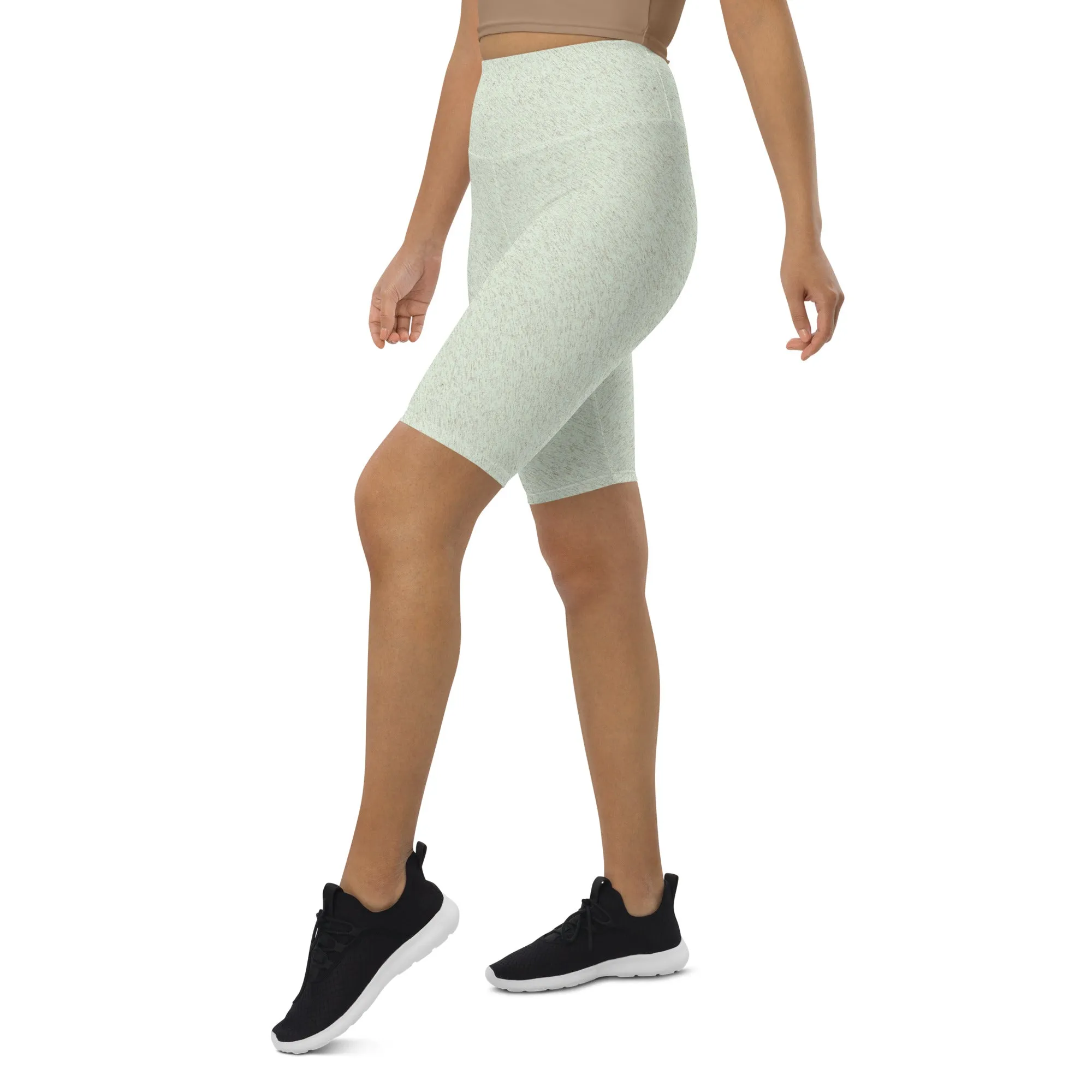 Humble Sportswear™ Honeydew Green High Waist Shorts