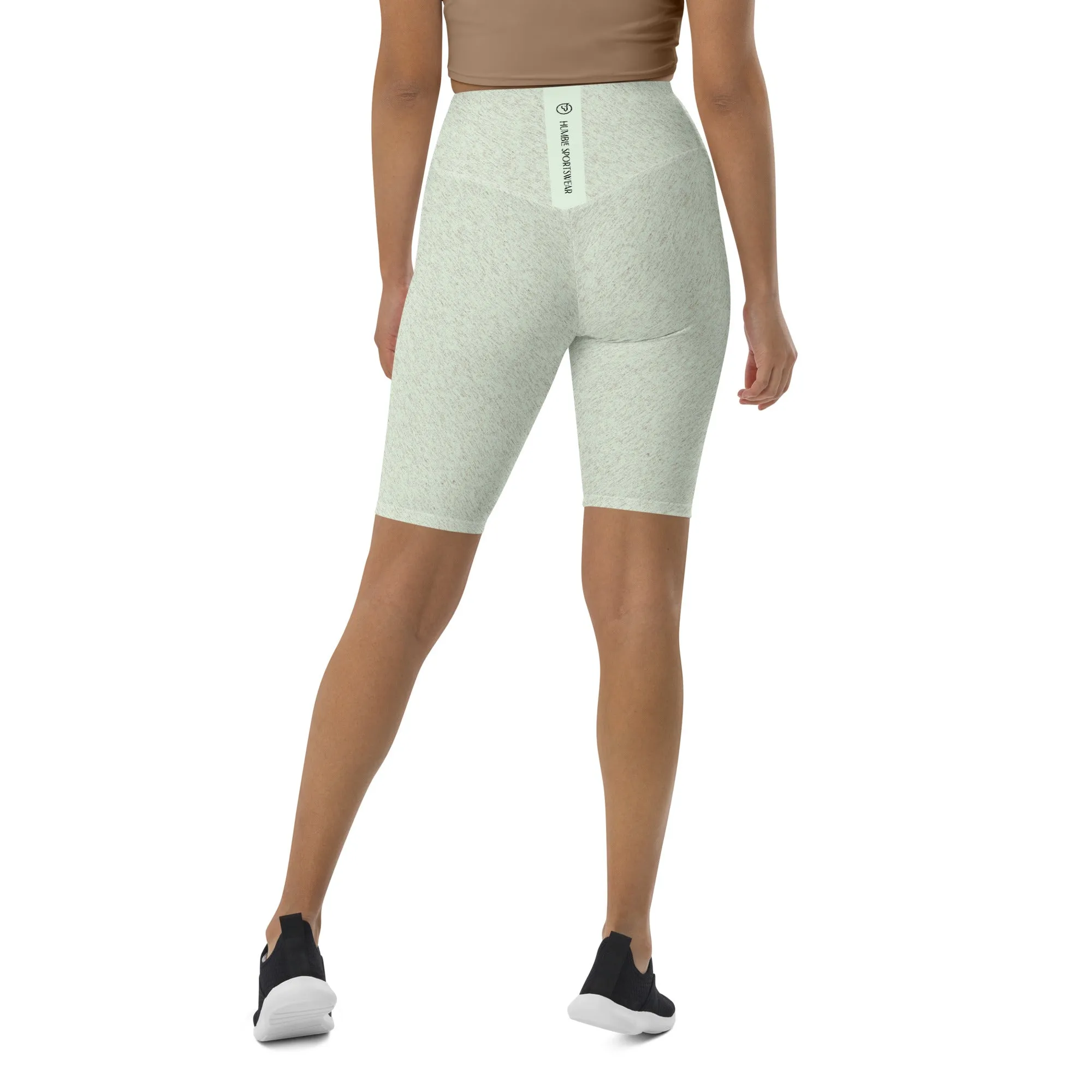 Humble Sportswear™ Honeydew Green High Waist Shorts