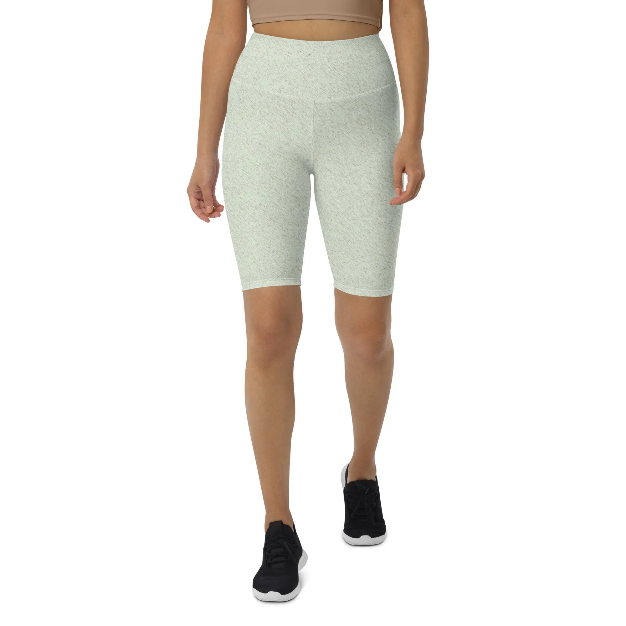 Humble Sportswear™ Honeydew Green High Waist Shorts