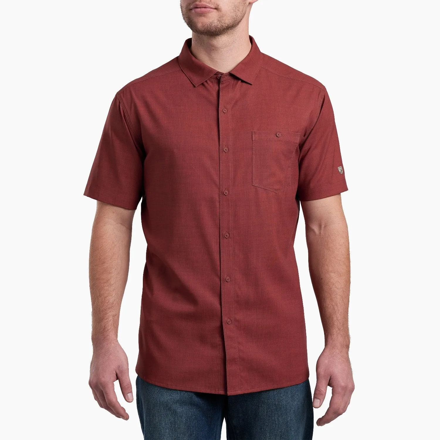 KÜHL Men's Persuadr UPF-50 Button-Down Short Sleeve Shirt