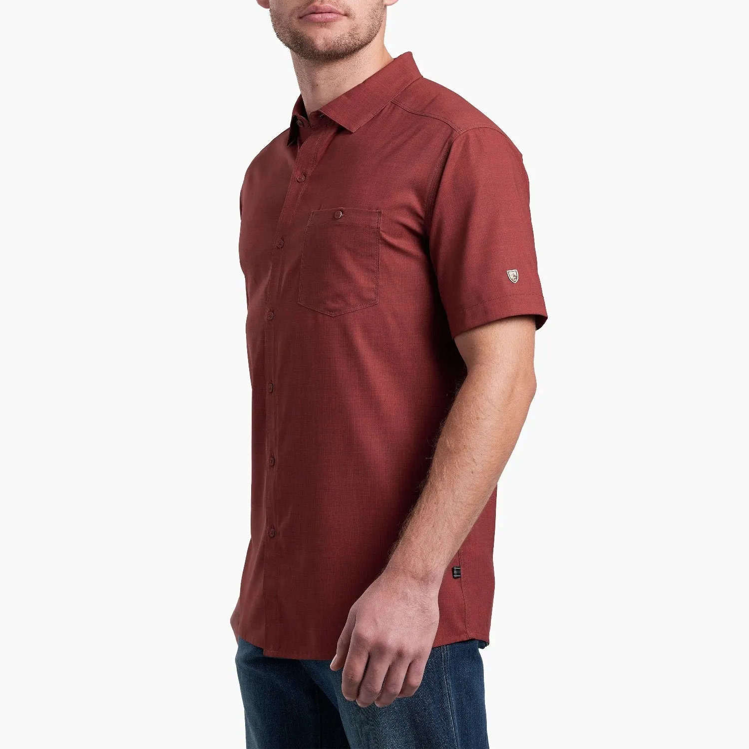 KÜHL Men's Persuadr UPF-50 Button-Down Short Sleeve Shirt