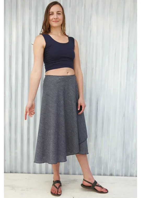 Midnight Tennessee Wrap Skirt