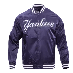 MLB NEW YORK YANKEES WORDMARK MEN'S TRACK JACKETS (MIDNIGHT NAVY)