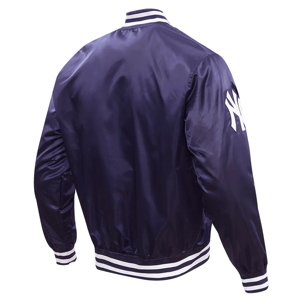 MLB NEW YORK YANKEES WORDMARK MEN'S TRACK JACKETS (MIDNIGHT NAVY)