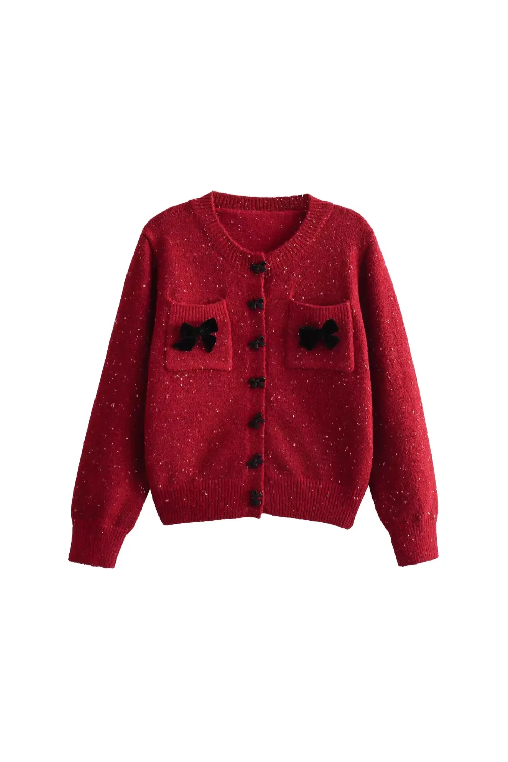 'Olivia' Bow Embellished Knitted Cardigan (3 Colors)