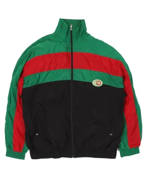 Oversized "GRG" Nylon Track Jacket