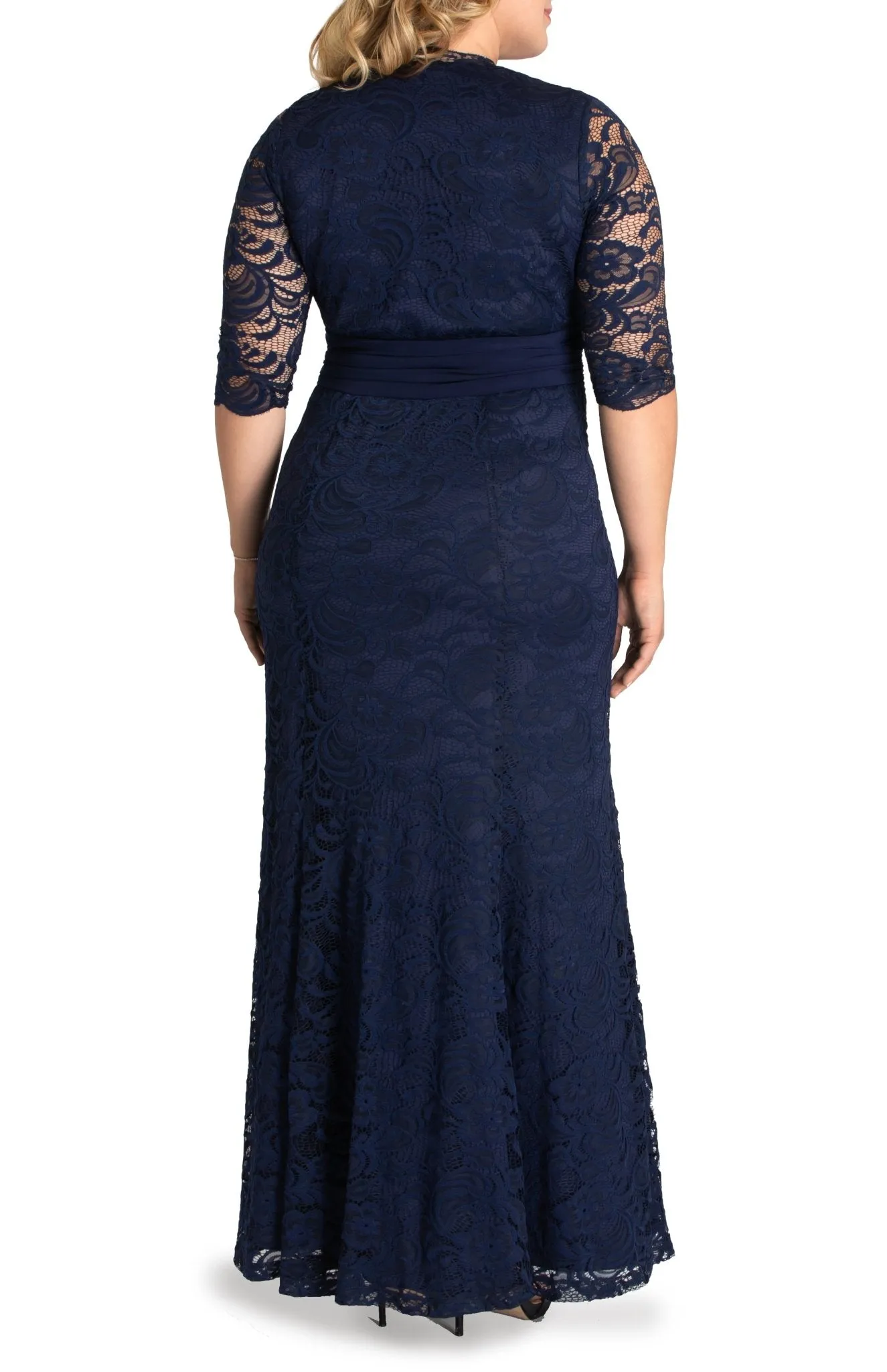 Screen Siren Lace Evening Gown - Plus