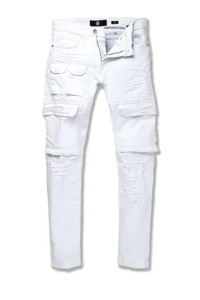 Sean - Tribeca Cargo Pants (White)