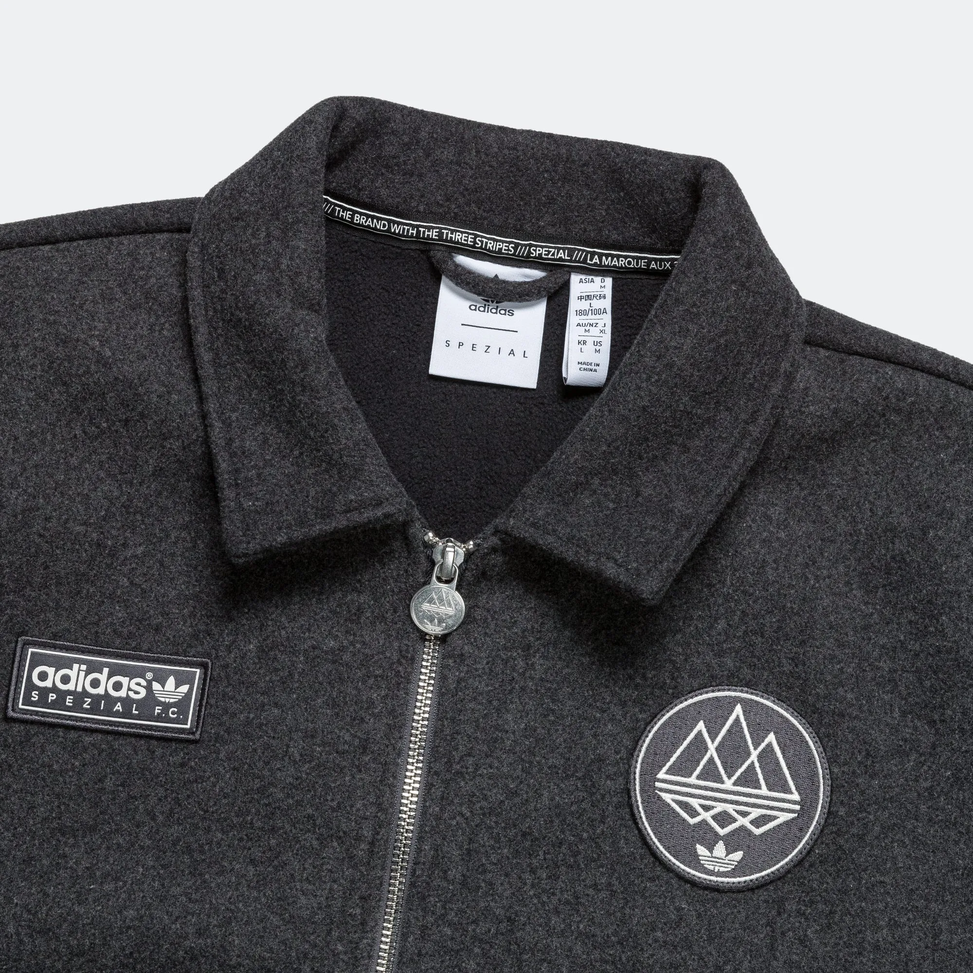 SPEZIAL F.C. Track Top - Dark Heather Grey