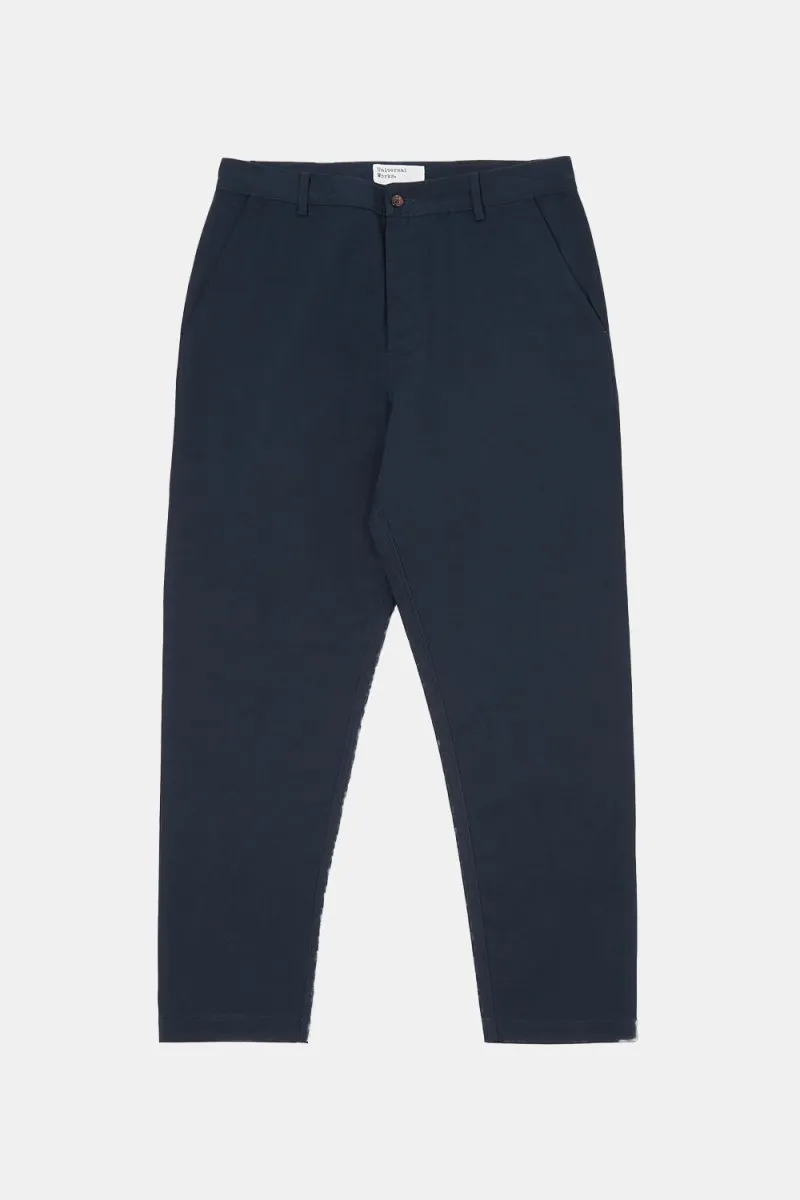 Universal Works Pleated Track Pant (Navy Twill)