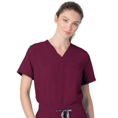 Urbane Icon Women's 1-Pocket V-Neck Scrub Top 9634