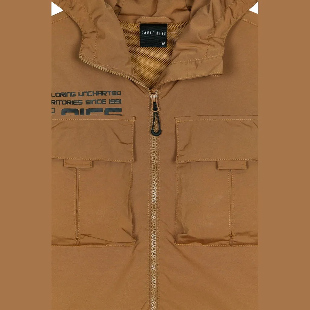 Utility Windbreaker Jacket - Timber