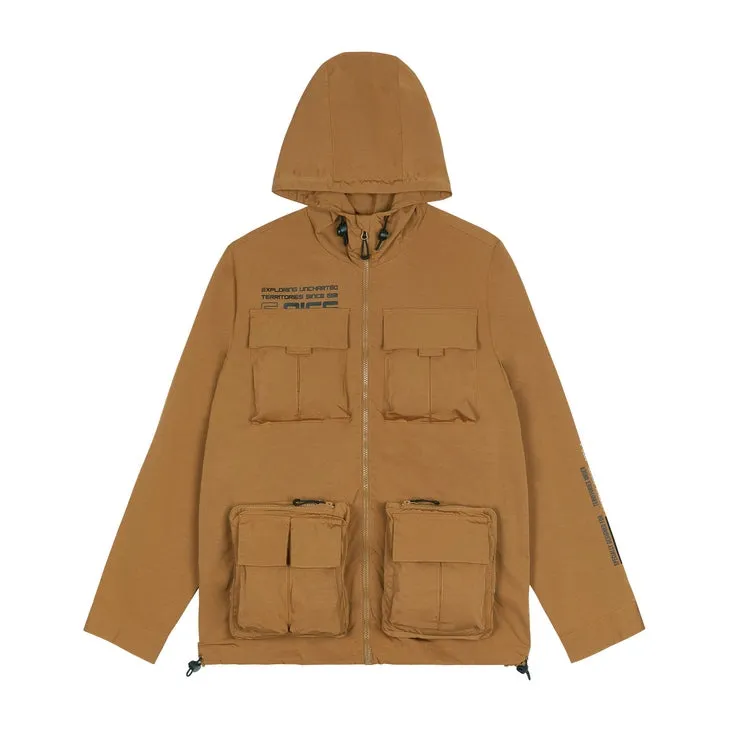 Utility Windbreaker Jacket - Timber