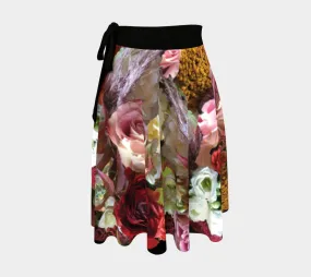 Wedding Flowers Wrap Skirt