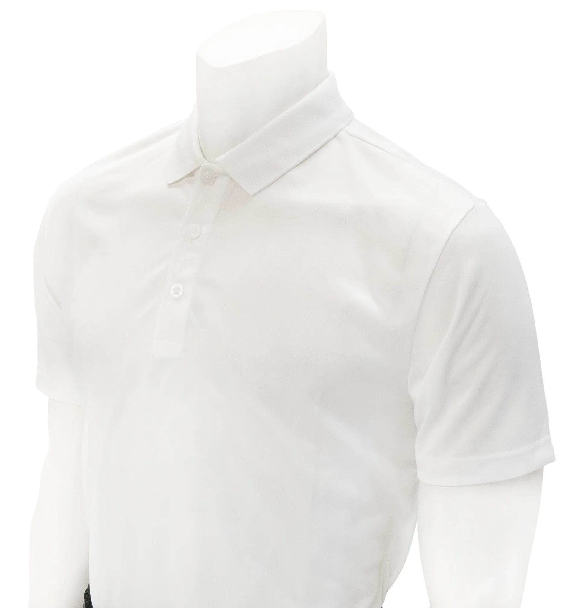 White Moisture Wicking Referee Shirt