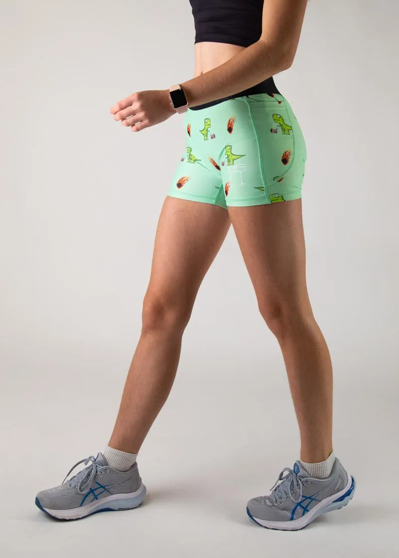 Women's Dino-sore 3" Compression Shorts