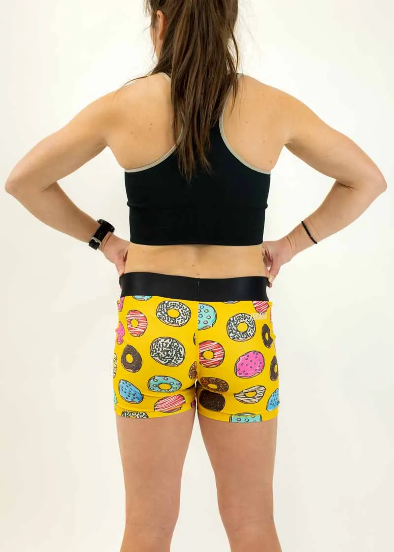 Women's Salty Donuts 3" Race Compression Shorts