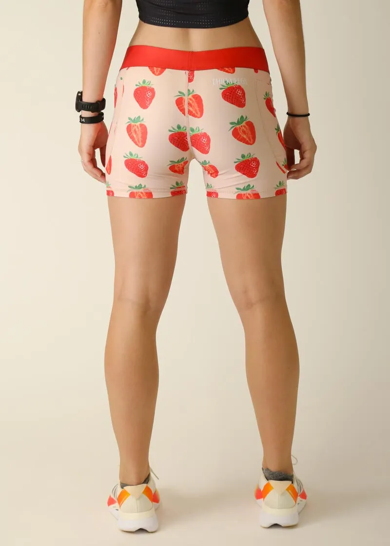 Women's Strawberry Szn 3" Compression Shorts