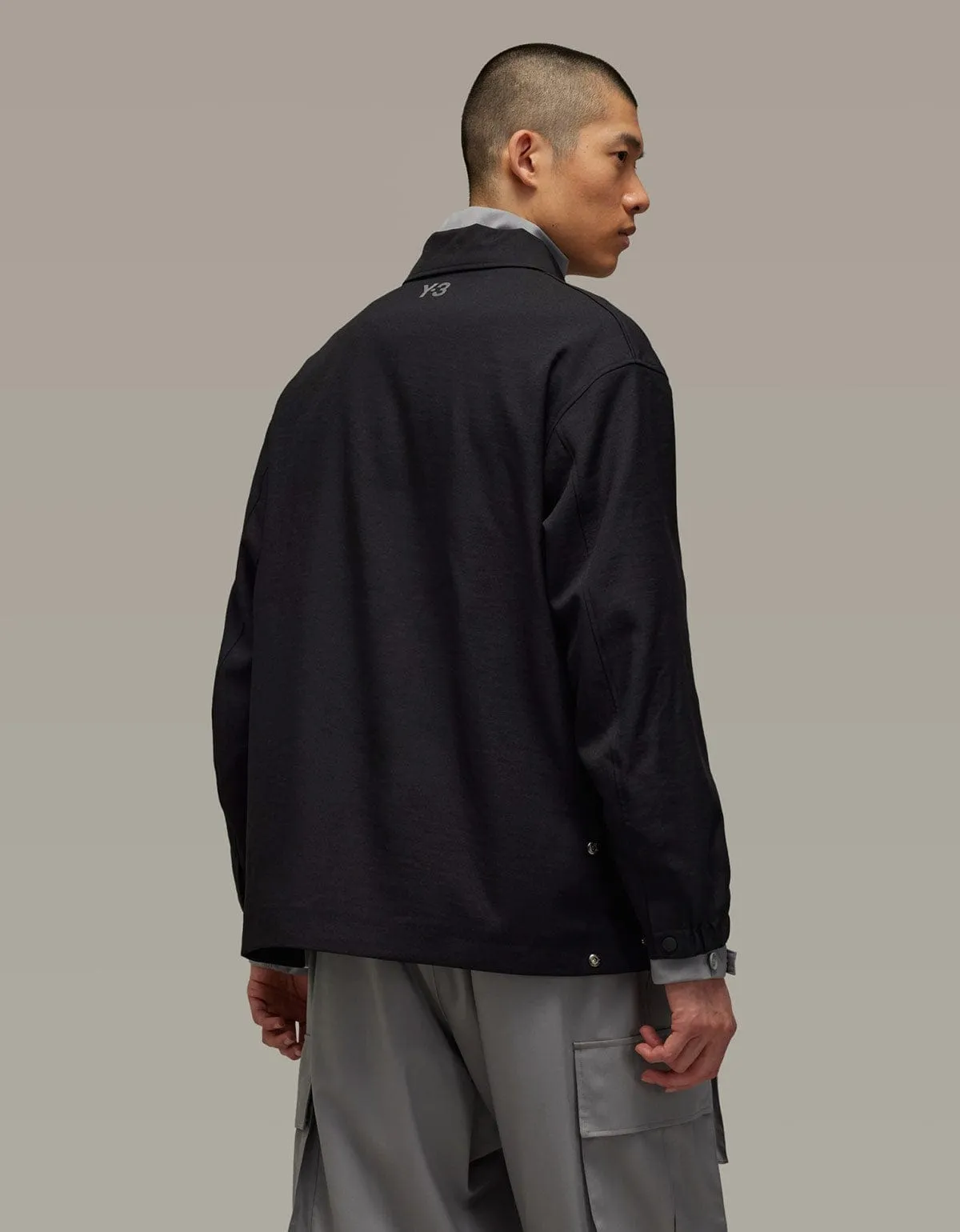 Y-3 Black Sport Uniform 3-Stripes Jacket